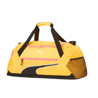 Puma Fundamentals Duffel Bag - Yellow Puma Fundamentals Duffel Bag - Yellow