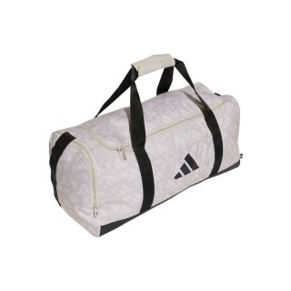 adidas Linear Printed Duffle Bag Medium Alumina/black M - Alumina / Black