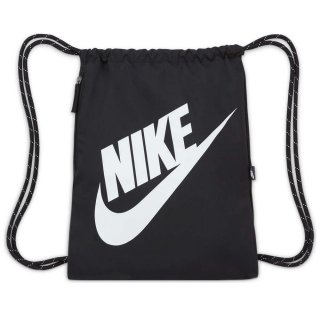 Nike Heritage Drawstring Gym Sack - Black Nike Heritage Drawstring Gym Sack - Black