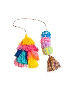 Bogg Bag Bauble - Speckled Double Tassel Bogg Bag Bauble - Speckled Double Tassel