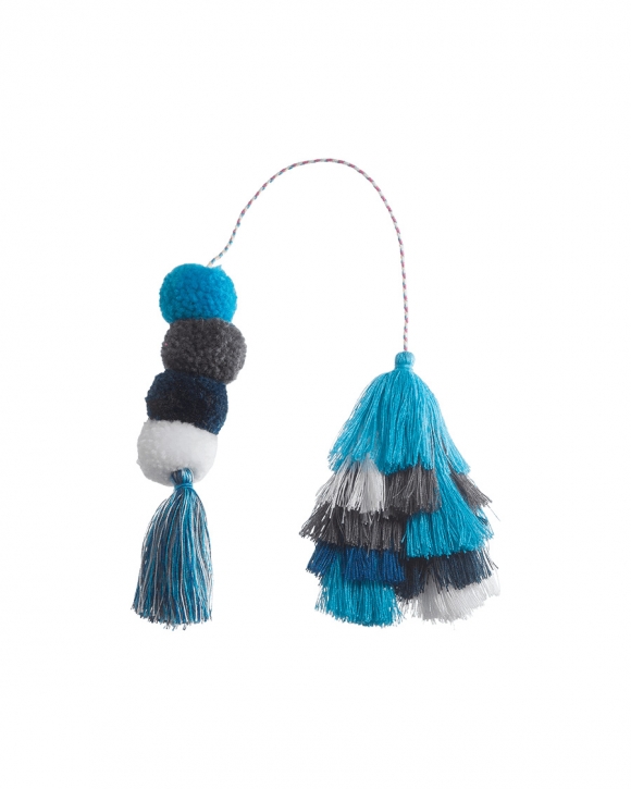 Bogg Bag Bauble - Ocean Double Tassel Bogg Bag Bauble - Ocean Double Tassel