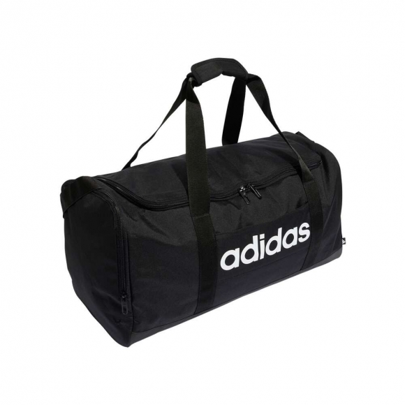 adidas Essentials Linear Duffle Bag Black - Black adidas Essentials Linear Duffle Bag Black - Black