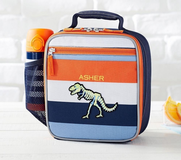 Fairfax Navy/Orange Multicolour Stripe Classic Lunch Fairfax Navy/Orange Multicolour Stripe Classic Lunch
