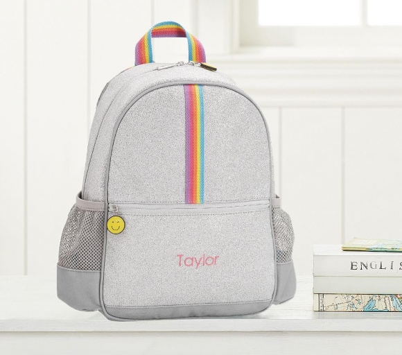 FLOUR SHOP Silver Glitter Backpack FLOUR SHOP Silver Glitter Backpack