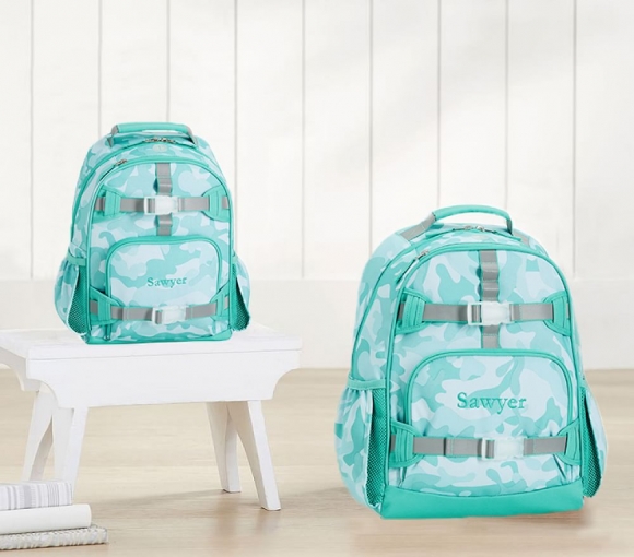 Mackenzie Aqua Camo Reflective Backpacks