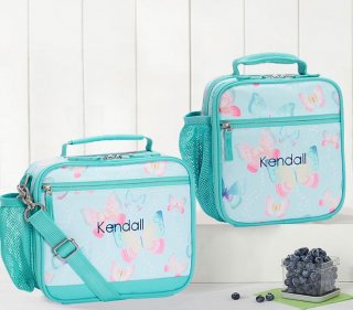 Mackenzie Aqua Gigi Butterfly Lunch Boxes Mackenzie Aqua Gigi Butterfly Lunch Boxes