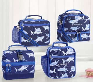 Mackenzie Blue Glow-in-the-Dark Sharks Lunch Bags Mackenzie Blue Glow-in-the-Dark Sharks Lunch Bags