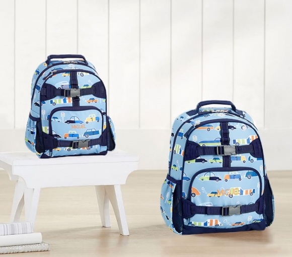 Mackenzie Blue On the Go Cars Backpacks Mackenzie Blue On the Go Cars Backpacks