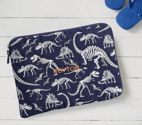 Mackenzie Blue/Grey Dino Glow-in-the-dark Wet/Dry Bag Mackenzie Blue/Grey Dino Glow-in-the-dark Wet/Dry Bag