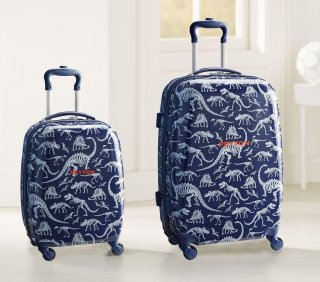 Mackenzie Blue/Grey Dino Hard Sided Luggage Mackenzie Blue/Grey Dino Hard Sided Luggage