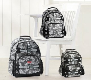 Mackenzie Grey Classic Camo Reflective Backpacks Mackenzie Grey Classic Camo Reflective Backpacks