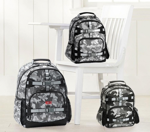 Mackenzie Grey Classic Camo Reflective Backpacks Mackenzie Grey Classic Camo Reflective Backpacks