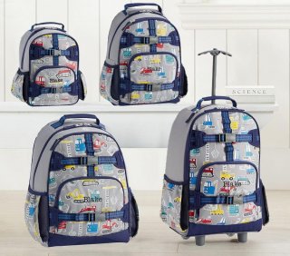 Mackenzie Grey Jax Construction Glow-in-the-dark Backpacks Mackenzie Grey Jax Construction Glow-in-the-dark Backpacks