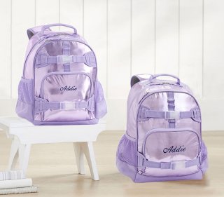 Mackenzie Lavender Shine Backpacks Mackenzie Lavender Shine Backpacks