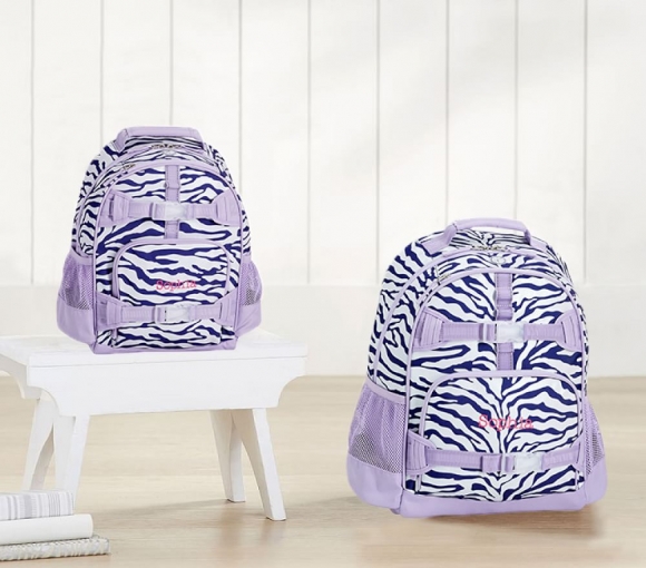 Mackenzie Lavender Zebra Glitter Backpacks Mackenzie Lavender Zebra Glitter Backpacks