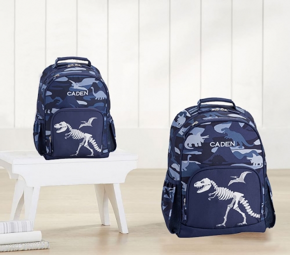 Mackenzie Navy Dinosaur Bones Light-Up Backpack Mackenzie Navy Dinosaur Bones Light-Up Backpack