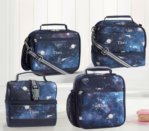 Mackenzie Navy Galaxy Glow-in-the-dark Lunch Boxes Mackenzie Navy Galaxy Glow-in-the-dark Lunch Boxes