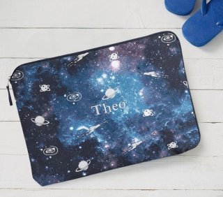 Mackenzie Navy Galaxy Glow-in-the-dark Wet/Dry Bag Mackenzie Navy Galaxy Glow-in-the-dark Wet/Dry Bag
