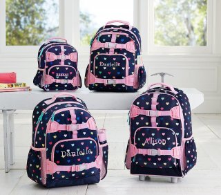 Mackenzie Navy Pink Multi Hearts Backpack Mackenzie Navy Pink Multi Hearts Backpack