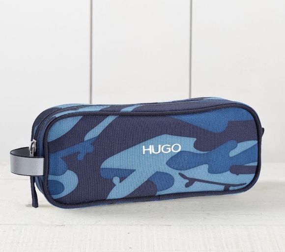 Mackenzie Navy Skateboard Camo Reflective Pencil Case Mackenzie Navy Skateboard Camo Reflective Pencil Case