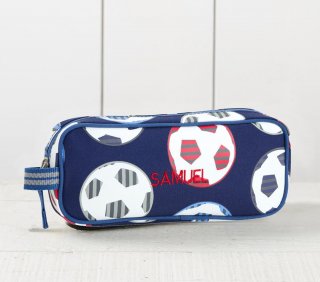 Mackenzie Navy Soccer Glow-in-the-dark Pencil Case