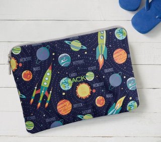 Mackenzie Navy Solar System Glow-in-the-dark Wet/Dry Bag Mackenzie Navy Solar System Glow-in-the-dark Wet/Dry Bag