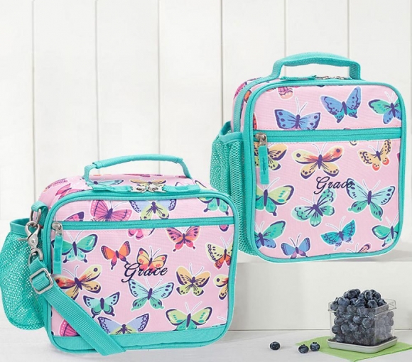 Mackenzie Pink Rainbow Butterflies Lunch Boxes Mackenzie Pink Rainbow Butterflies Lunch Boxes