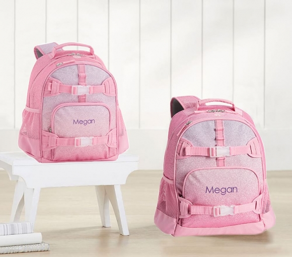 Mackenzie Pink Sunrise Ombre Glitter Backpacks Mackenzie Pink Sunrise Ombre Glitter Backpacks