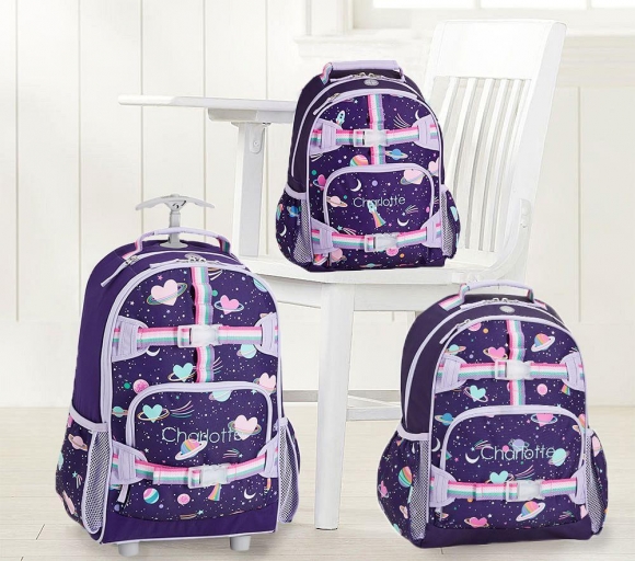 Mackenzie Rainbow Heart Galaxy Glow-in-the-dark Backpacks Mackenzie Rainbow Heart Galaxy Glow-in-the-dark Backpacks
