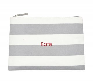 Mark & Graham x pbk Grey Rugby Stripe Wet/Dry Bag