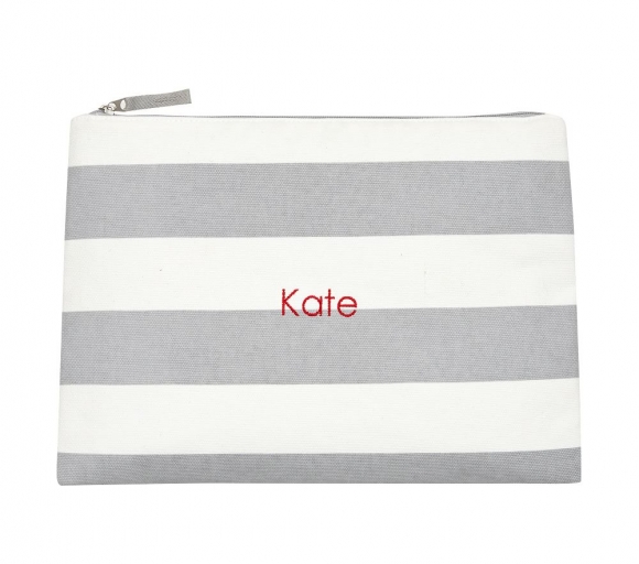 Mark & Graham x pbk Grey Rugby Stripe Wet/Dry Bag Mark & Graham x pbk Grey Rugby Stripe Wet/Dry Bag