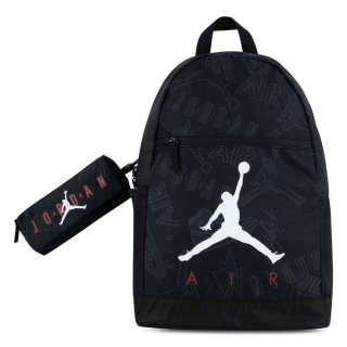Jordan Air School Backpack & Pencil Case - Balck Jordan Air School Backpack & Pencil Case - Balck