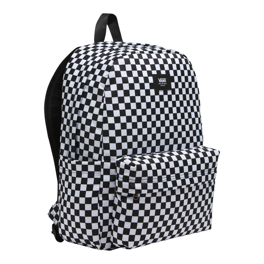 Vans Old Skool Check Backpack - Black / White