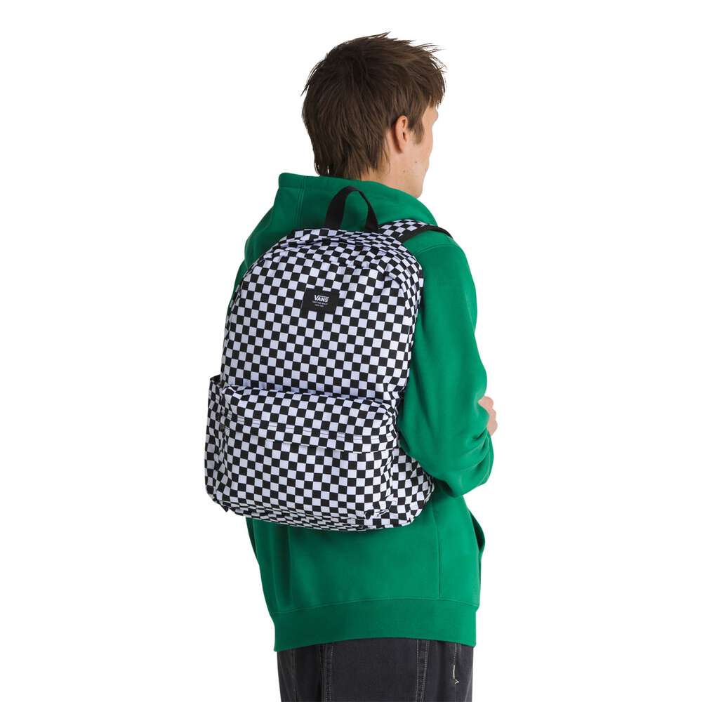 Vans Old Skool Check Backpack - Black / White