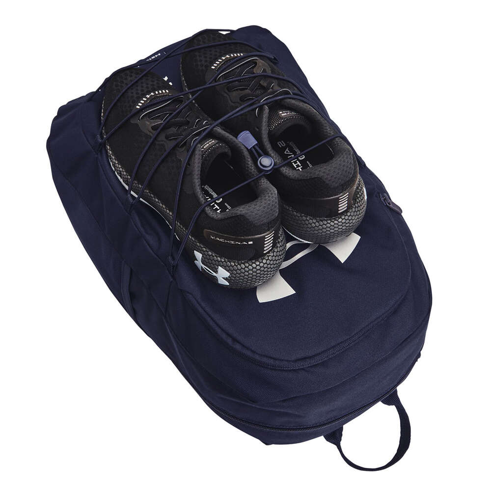Under Armour Hustle Sport Backpack - Navy / Silver