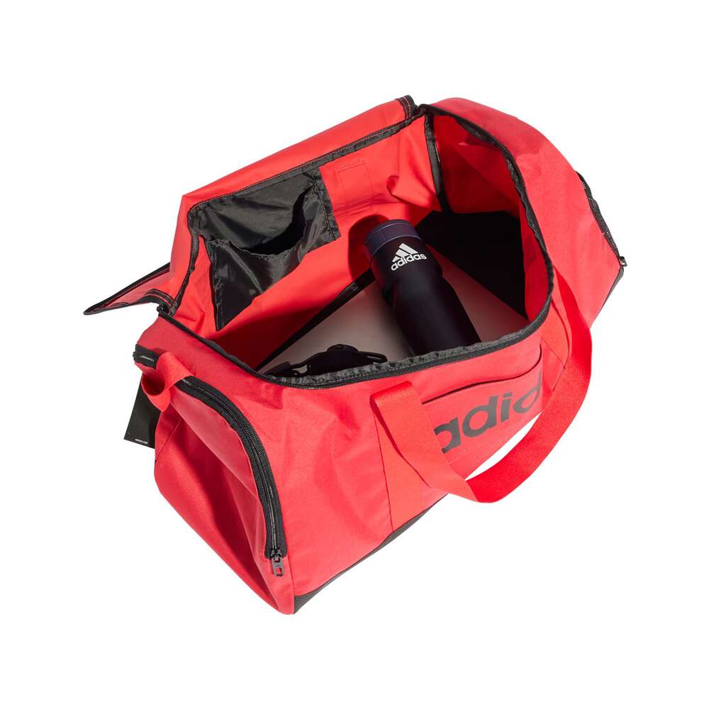 adidas Linear Duffle Bag Medium Red/black M - Red / Black